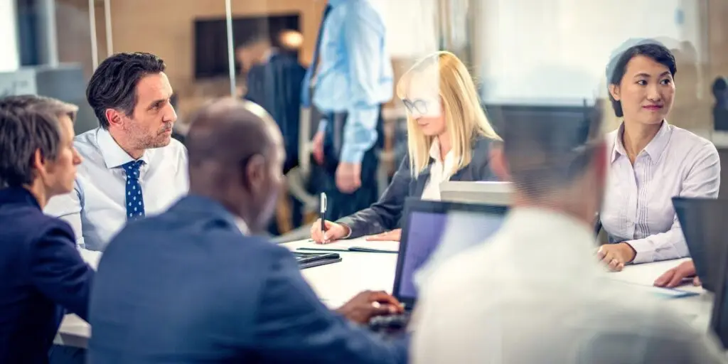 Konferenz einer Firma in Binz